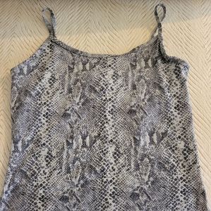 Snake print camisole